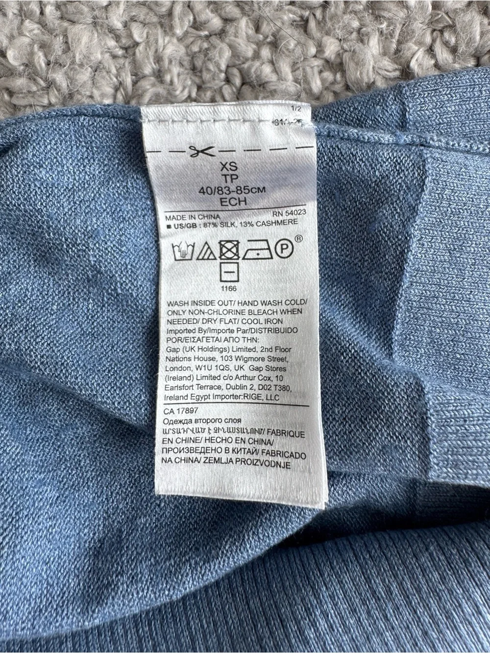 Banana Republic Women's Scoop-Neck Sweater in Slate Blue